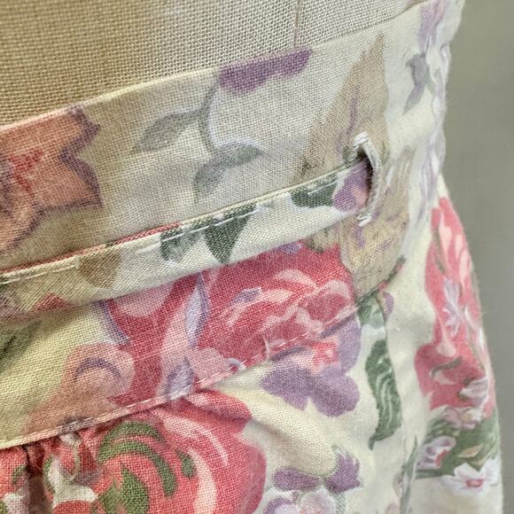 Vintage 70s Skirting the Issue floral wrap skirt one size adjustable knee length - Picture 16 of 16